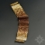 Brown Ombre, wyplatana bransoleta, beading / Sol / Biżuteria / Bransolety
