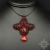 Sharadasya, wisior z jadeitem i karneolem, beading / Sol / Biżuteria / Wisiory