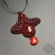 Sharadasya, wisior z jadeitem i karneolem, beading / Sol / Biżuteria / Wisiory