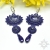 Safaia, kolczyki z lapis lazuli, haft koralikowy / Sol / Biżuteria / Kolczyki