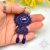 Safaia, kolczyki z lapis lazuli, haft koralikowy / Sol / Biżuteria / Kolczyki