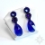 Majestic Blue I, kolczyki z kryształami Swarovskiego, beading / Sol / Biżuteria / Kolczyki