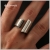 ZAMKNIĘTA WSTĘGA - pierścionek z zaoksydowanego srebra / wstobiecki / Biżuteria / Pierścionki