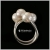 wstobiecki, Biżuteria, Pierścionki, ZAKRĘCONY - srebrny pierścionek z perłą