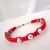 Nina Rossi Jewelry, Biżuteria, Bransolety, Braided leather  silk bracelet