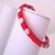 Braided leather  silk bracelet / Nina Rossi Jewelry / Biżuteria / Bransolety