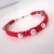 Braided leather  silk bracelet / Nina Rossi Jewelry / Biżuteria / Bransolety