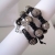 Braided leather bracelet / Nina Rossi Jewelry / Biżuteria / Bransolety