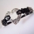Nina Rossi Jewelry, Biżuteria, Bransolety, Braided leather bracelet