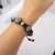 Braided leather bracelet / Nina Rossi Jewelry / Biżuteria / Bransolety