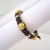 Braided leather bracelet / Nina Rossi Jewelry / Biżuteria / Bransolety