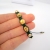 Braided leather  silk bracelet / Nina Rossi Jewelry / Biżuteria / Bransolety
