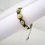 Braided leather  silk bracelet / Nina Rossi Jewelry / Biżuteria / Bransolety