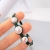 Braided leather  silk bracelet / Nina Rossi Jewelry / Biżuteria / Bransolety