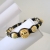 Braided leather bracelet / Nina Rossi Jewelry / Biżuteria / Bransolety