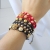 Braided leather bracelet / Nina Rossi Jewelry / Biżuteria / Bransolety
