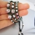 Braided leather  silk bracelet / Nina Rossi Jewelry / Biżuteria / Bransolety
