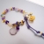 purple & gold  / Nina Rossi Jewelry / Biżuteria / Bransolety