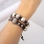 Braided leather bracelet / Nina Rossi Jewelry / Biżuteria / Bransolety