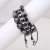 Braided leather bracelet / Nina Rossi Jewelry / Biżuteria / Bransolety