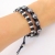 Braided leather bracelet / Nina Rossi Jewelry / Biżuteria / Bransolety