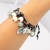 Solar quartz leather bracelet / Nina Rossi Jewelry / Biżuteria / Bransolety