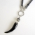 Nina Rossi Jewelry, Biżuteria, Naszyjniki, horn leather necklace