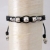 scull braided leather bracelet / Nina Rossi Jewelry / Biżuteria / Bransolety