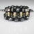Braided leather bracelet / Nina Rossi Jewelry / Biżuteria / Bransolety