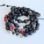 scull double  leather bracelet / Nina Rossi Jewelry / Biżuteria / Bransolety