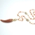 horn necklace / Nina Rossi Jewelry / Biżuteria / Naszyjniki