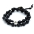 scull double  leather bracelet / Nina Rossi Jewelry / Biżuteria / Bransolety
