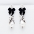pearl & ribbon bow clusters / Nina Rossi Jewelry / Biżuteria / Kolczyki