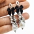 pearl & ribbon bow clusters / Nina Rossi Jewelry / Biżuteria / Kolczyki
