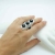 knuckle onyx ring  / Nina Rossi Jewelry / Biżuteria / Pierścionki