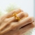 gold open rose ring / Nina Rossi Jewelry / Biżuteria / Pierścionki
