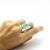 aqua ring  / Nina Rossi Jewelry / Biżuteria / Pierścionki