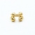 double gold spikes  / Nina Rossi Jewelry / Biżuteria / Pierścionki