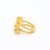 double gold rose buds  / Nina Rossi Jewelry / Biżuteria / Pierścionki