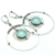 Nina Rossi Jewelry, Biżuteria, Kolczyki, Aqua hoops