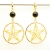 star hoops earrings / Nina Rossi Jewelry / Biżuteria / Kolczyki
