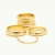 gold stackable bands  / Nina Rossi Jewelry / Biżuteria / Kolczyki