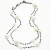 Long pearl necklace with spinel  / Nina Rossi Jewelry / Biżuteria / Naszyjniki