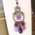 Sweet petunia naszyjnik -  srebro proby 930/999, ametyst / Nina Rossi Jewelry / Biżuteria / Naszyjniki