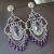 Purple drops - kandelabry / Nina Rossi Jewelry / Biżuteria / Kolczyki