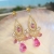 Pink delight chandeliers  / Nina Rossi Jewelry / Biżuteria / Kolczyki