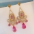 Pink delight chandeliers  / Nina Rossi Jewelry / Biżuteria / Kolczyki
