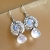 Water droplets petite earrings / Nina Rossi Jewelry / Biżuteria / Kolczyki
