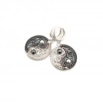 Srebrne kolczyki - YIN-YANG