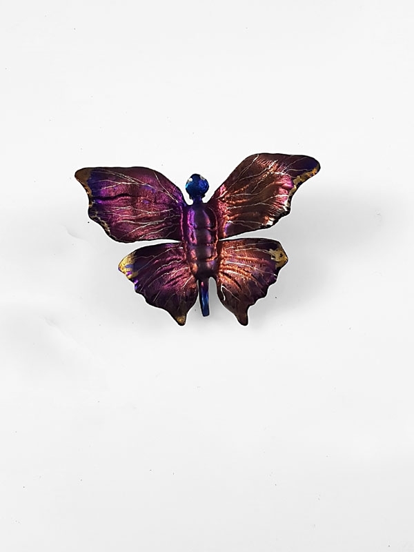 Broszka-Motyl z tytanu / galeria OKO / Biżuteria / Broszki